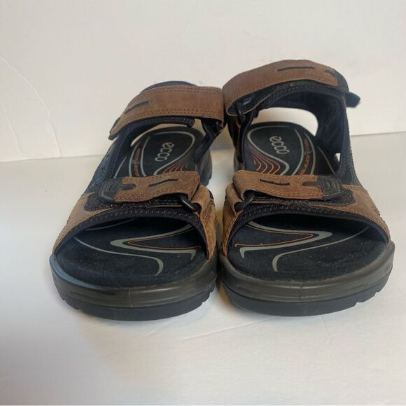 Ecco Yucatan Brown/Black Sandals Size 11 main image 10